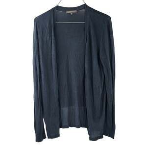 Retro-ology Navy Blue Cardigan Sweater Womens Size Medium M